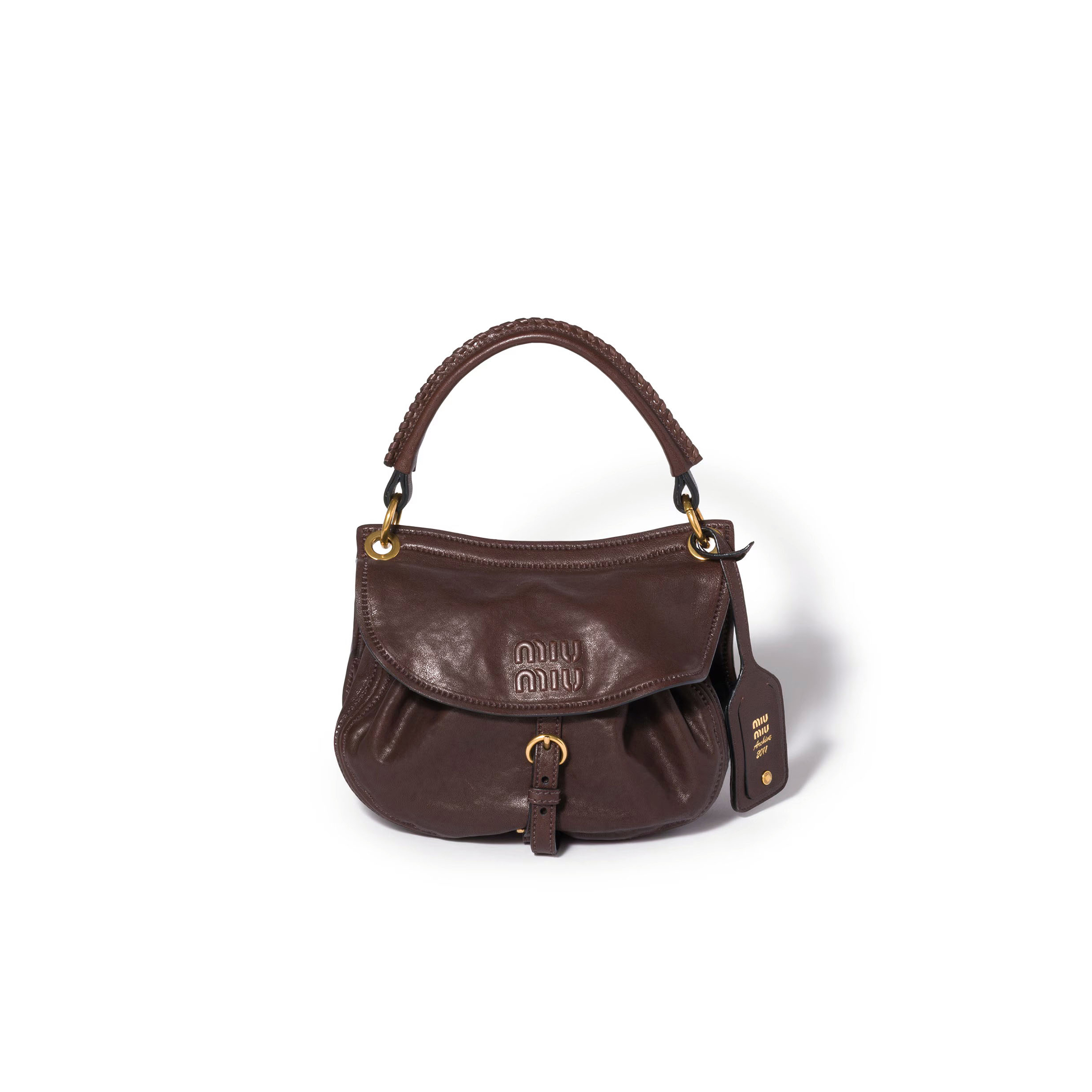M1v M1v RENDEZ-VOUS NAPPA LEATHER HANDBAG 5BC221 (26*19*8cm)